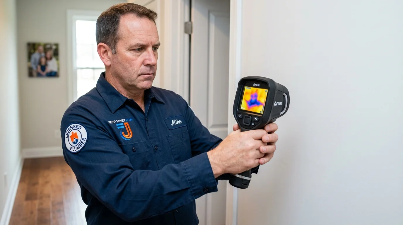 Thermal imaging leak detection by Johns Plumbing LLC in Folkston
